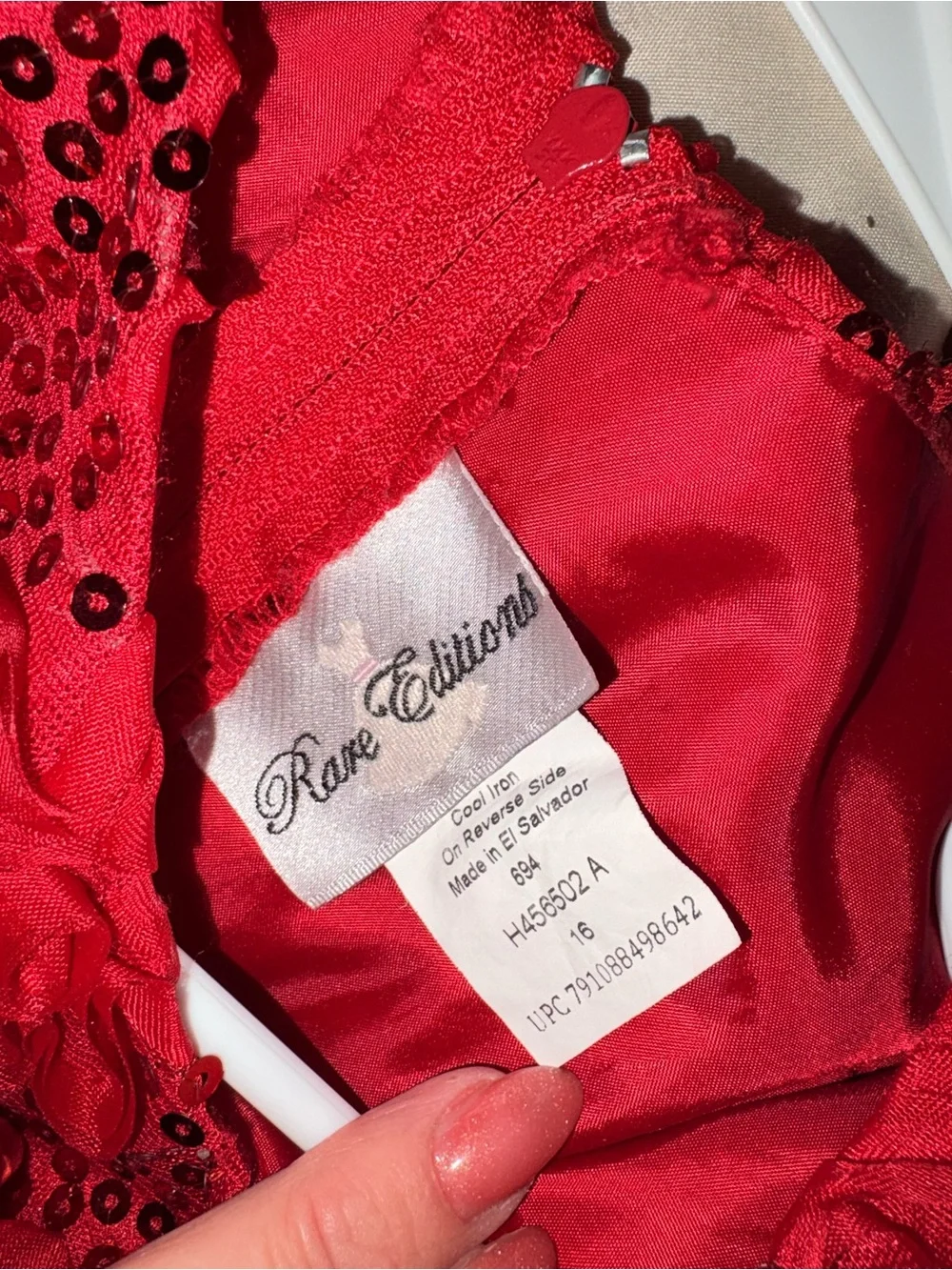 Rare Editions sleeveless red